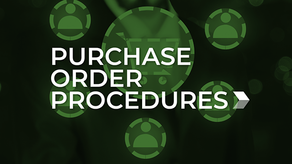 CAP Purchase Order Procedures