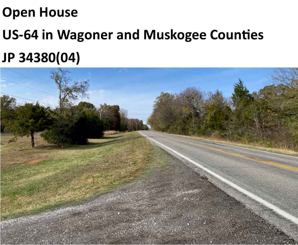 Image of US-64 in Wagoner and Muskogee Counties JP 3438004