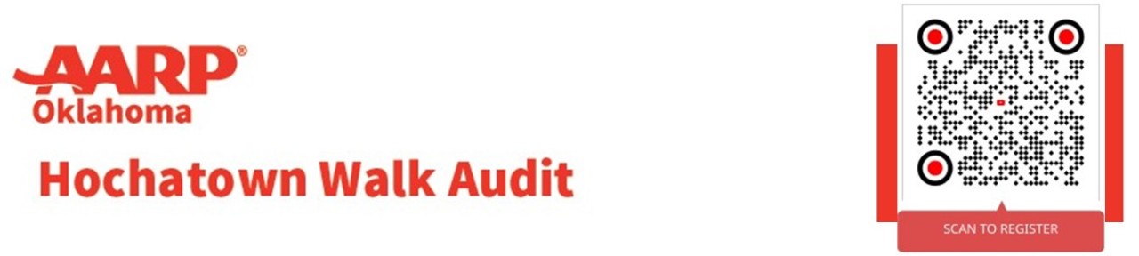 Hochatown walking audit header with qr code