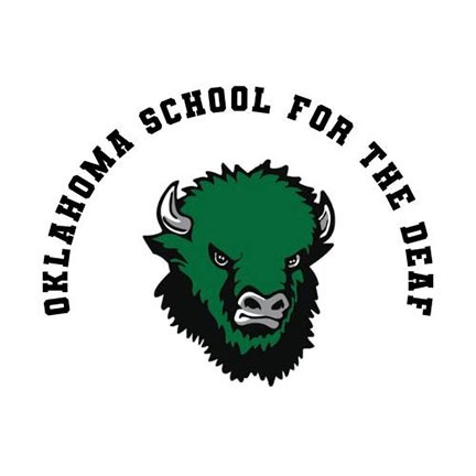 Oklahoma School for the Deaf logo.
