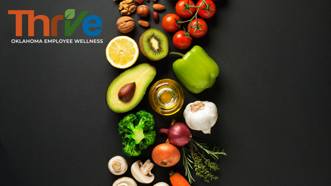 different vegetables on a black background